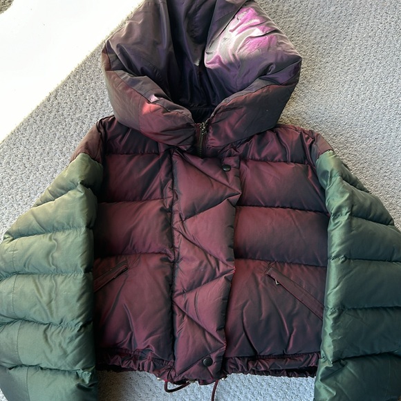 Issey Miyake 1993 Fall runway silk down iridescent metallic puffer jacket - Picture 13 of 16